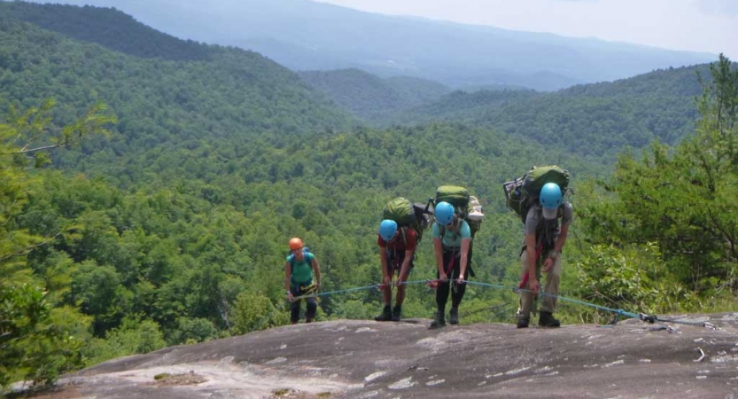 lgbtq teens rock climbing camp